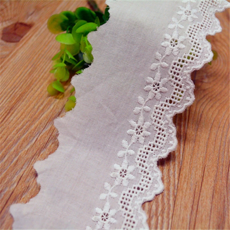 5yard/lot Good quality 6.5cm width cotton embroidered fabric lace Clothing diy lace trim Garment lace Sewing accessories
5yard/lot Good quality 6.5cm width cotton embroidered fabric lace Clothing diy lace trim Garment lace Sewing accessories