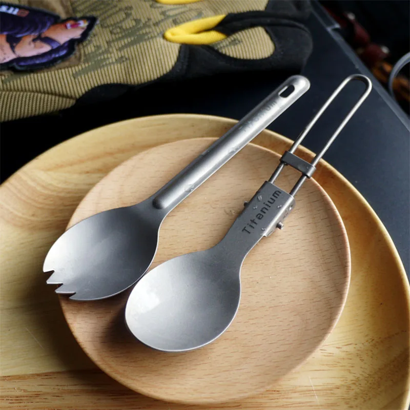 1PC EDC Pure Titanium Folding Fork Spoon Outdoor Portable Mini Spoon Tableware Accessories Outdoor Camping Tourism Equipment
1PC EDC Pure Titanium Folding Fork Spoon Outdoor Portable Mini Spoon Tableware Accessories Outdoor Camping Tourism Equipment