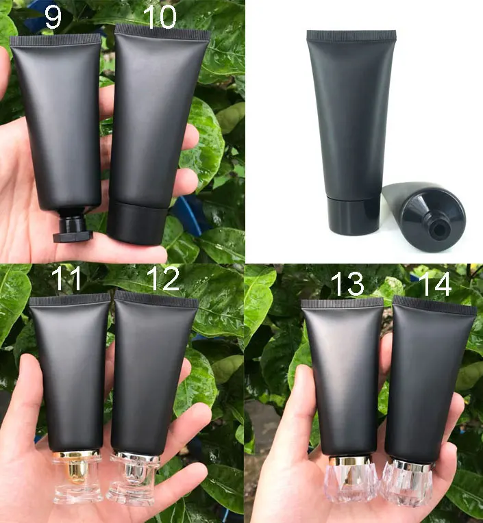 300pcs 50ml-60ml 50g 60g Black Frosted Plastic Soft Tubes Empty Cosmetic Cream Emulsion Lotion Packaging Containers
300pcs 50ml-60ml 50g 60g Black Frosted Plastic Soft Tubes Empty Cosmetic Cream Emulsion Lotion Packaging Containers