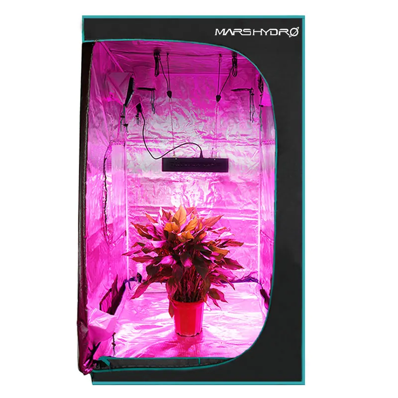 Mars hydro 100x100x180 см комнатный гроутент полный спектр ECO 600 Pro II 160 led 900 W Граден