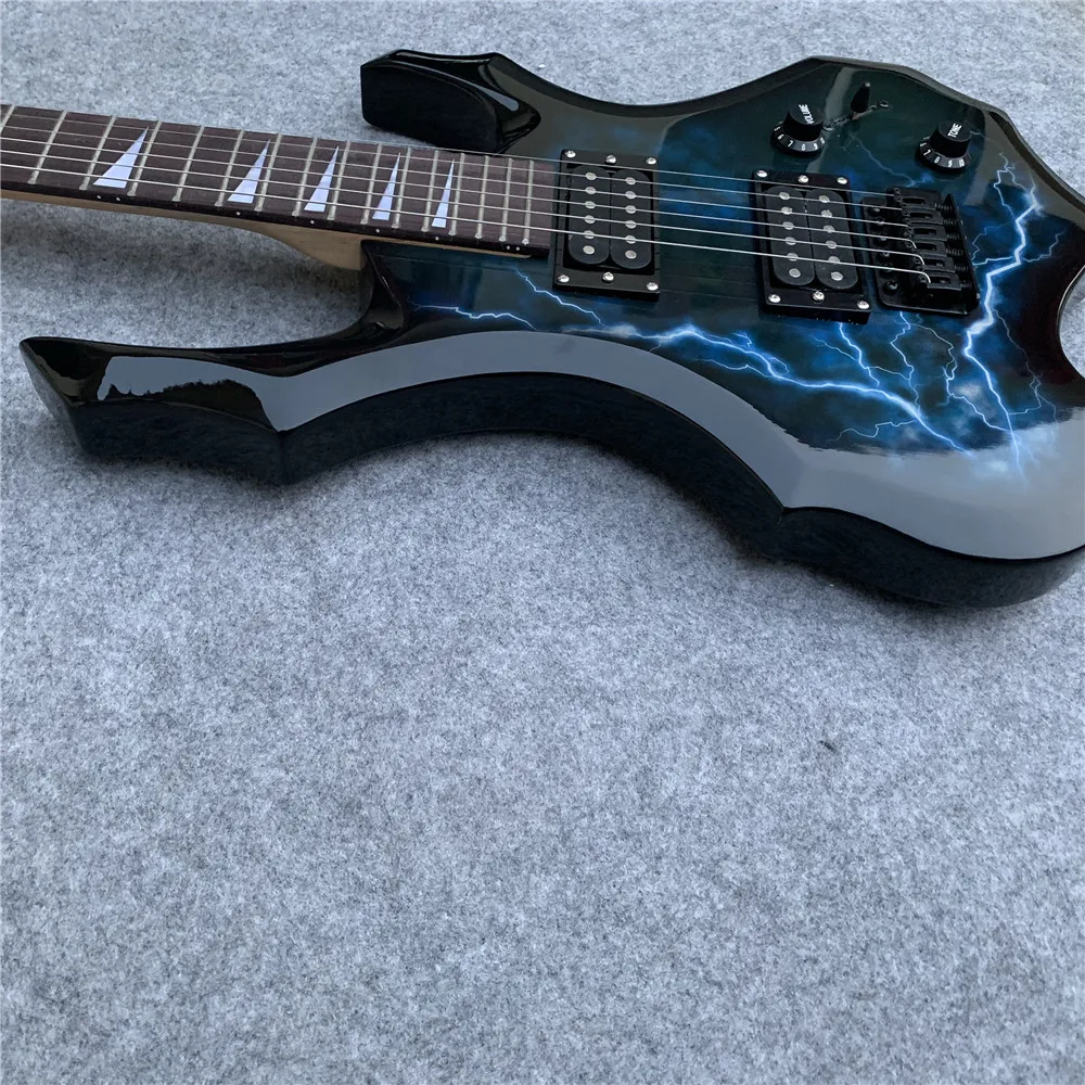 Fast delivery, in stock. Blue lightning electric guitar, birthday gift, beginner practicing guitar. Free shipping.
Fast delivery, in stock. Blue lightning electric guitar, birthday gift, beginner practicing guitar. Free shipping.