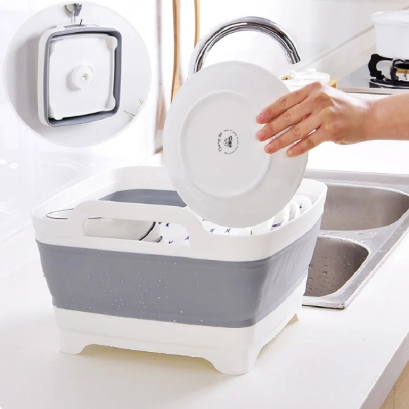 Plastic wash Vegetable Fruit basket Foldable storage basket Portable laundry basket Kitchen Cleaning Tools bathroom Accessories
Plastic wash Vegetable Fruit basket Foldable storage basket Portable laundry basket Kitchen Cleaning Tools bathroom Accessories