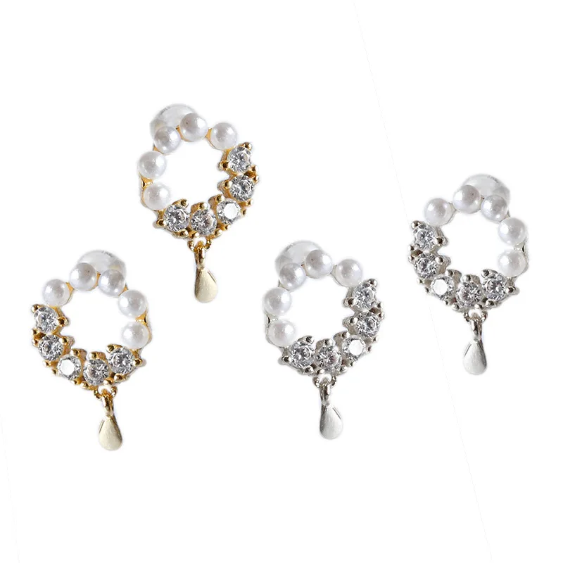 WYJZY Sterling Silver Pearl Zircon Women's Stud Earrings Fashion Temperament Dressing Stud Earrings Jewelry
WYJZY Sterling Silver Pearl Zircon Women's Stud Earrings Fashion Temperament Dressing Stud Earrings Jewelry