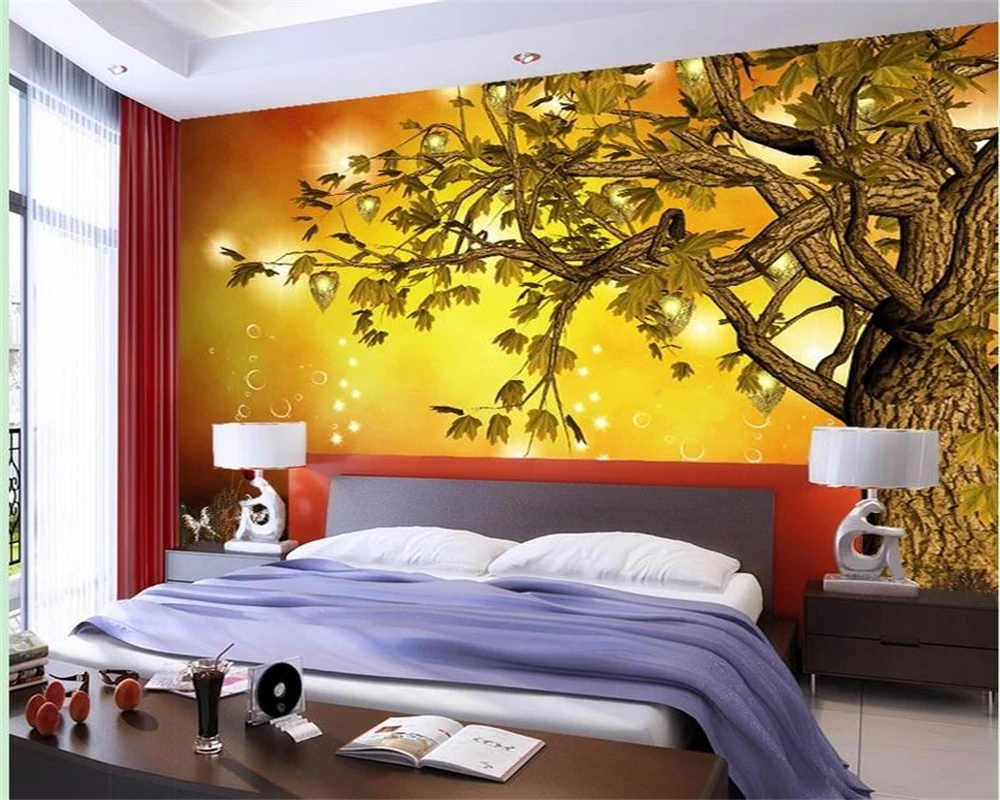 Beibehang Large tree 3d living room TV background wallpaper bedroom bedside mural photo wall paper papel de parede 3d wallpaper
Beibehang Large tree 3d living room TV background wallpaper bedroom bedside mural photo wall paper papel de parede 3d wallpaper