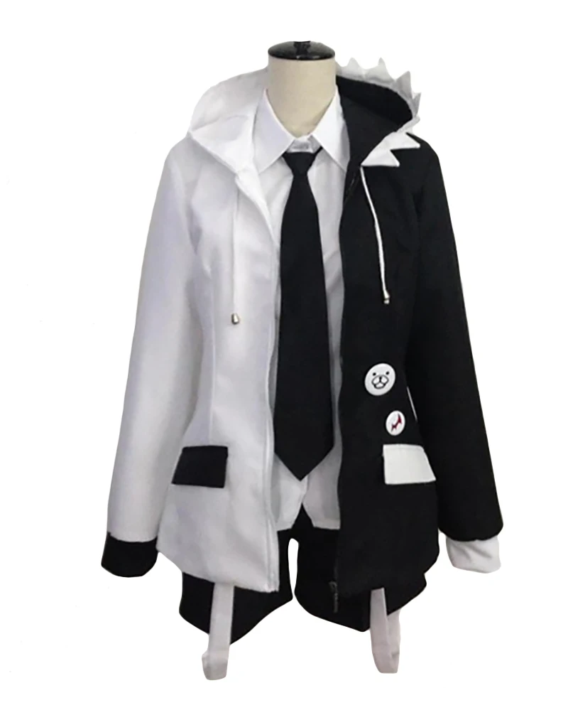 Super Dangan Ronpa 2 Danganronpa Monokuma Cosplay Costume Full Set Short White Wig
Super Dangan Ronpa 2 Danganronpa Monokuma Cosplay Costume Full Set Short White Wig