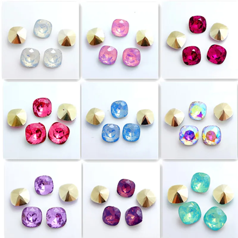

Wholesale lots Rounded ELEMENTS Resin rhinestones loose beads jewelry making 10mm 12mm DIY