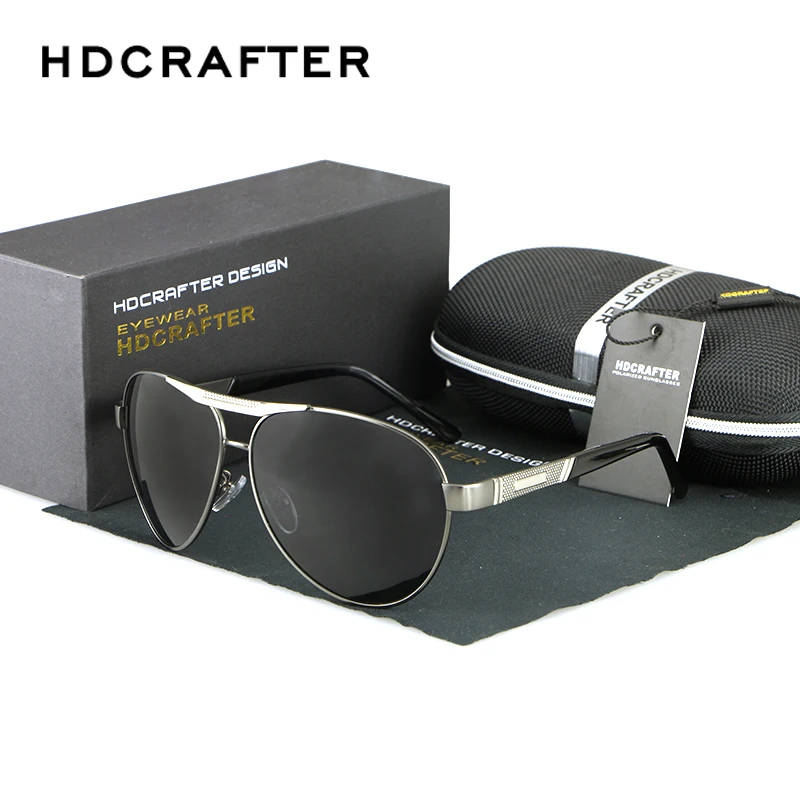 Мужские солнцезащитные очки HDCRAFTER, классические поляризационные очки для вождения
Мужские солнцезащитные очки HDCRAFTER, классические поляризационные очки для вождения