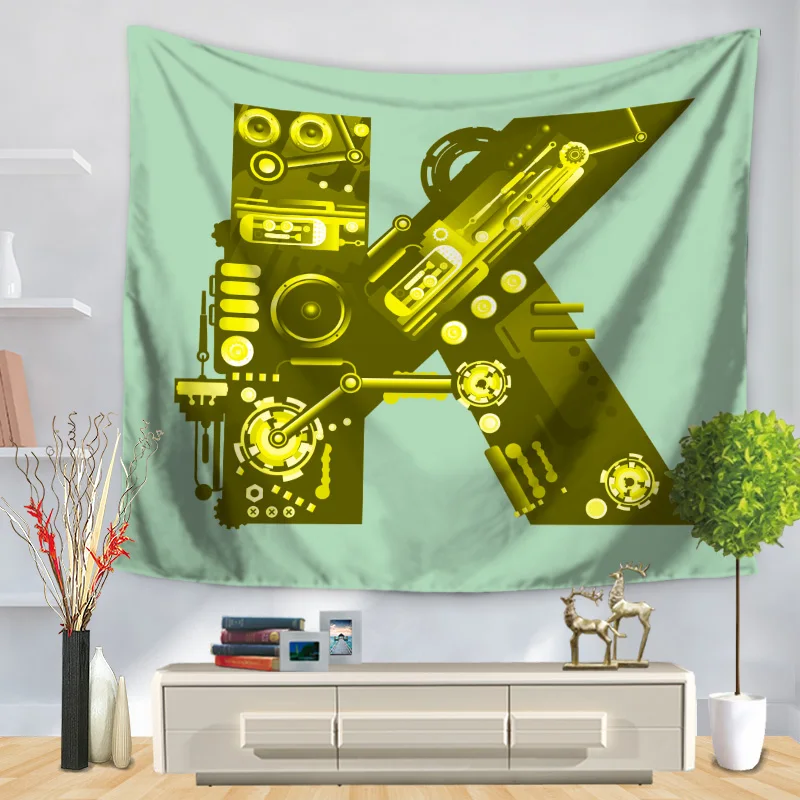 Home Decorative Wall Hanging Carpet Tapestry Rectangle Bedspread Creative mechanical 26 Letter Pattern GT1251
Home Decorative Wall Hanging Carpet Tapestry Rectangle Bedspread Creative mechanical 26 Letter Pattern GT1251