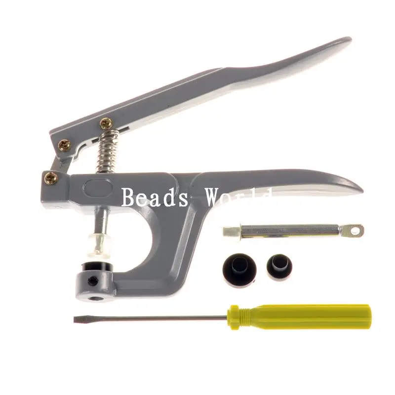 1 Pc T3 T5 T8 KAM Plastic Resin Button Snap Fastener Plier Tool Primary Kit Snap Button Tool 26x14cm(W05897 X 1)
1 Pc T3 T5 T8 KAM Plastic Resin Button Snap Fastener Plier Tool Primary Kit Snap Button Tool 26x14cm(W05897 X 1)