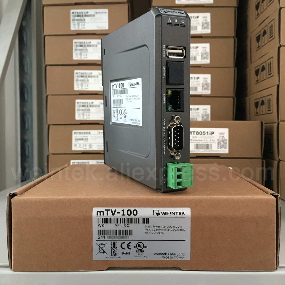 M tv-100 Weintek HMI дисплей к телевизору встроенный Ethernet (новый и оригинальный) |