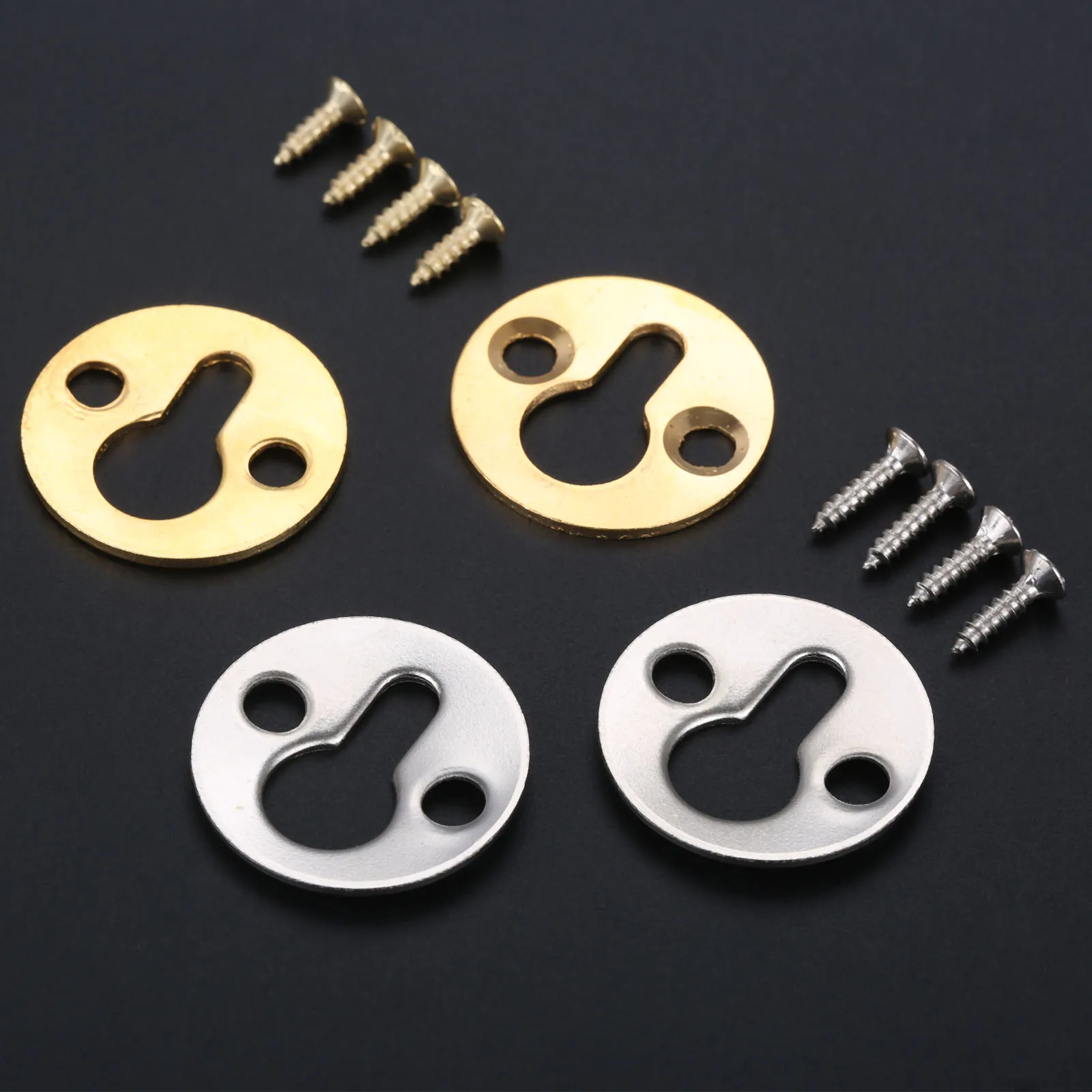 10Pcs Round Hanging Picture Oil Painting Mirror Frame Hooks Hangers With Screws Gold/Silver Furniture Hardware 25mm
10Pcs Round Hanging Picture Oil Painting Mirror Frame Hooks Hangers With Screws Gold/Silver Furniture Hardware 25mm