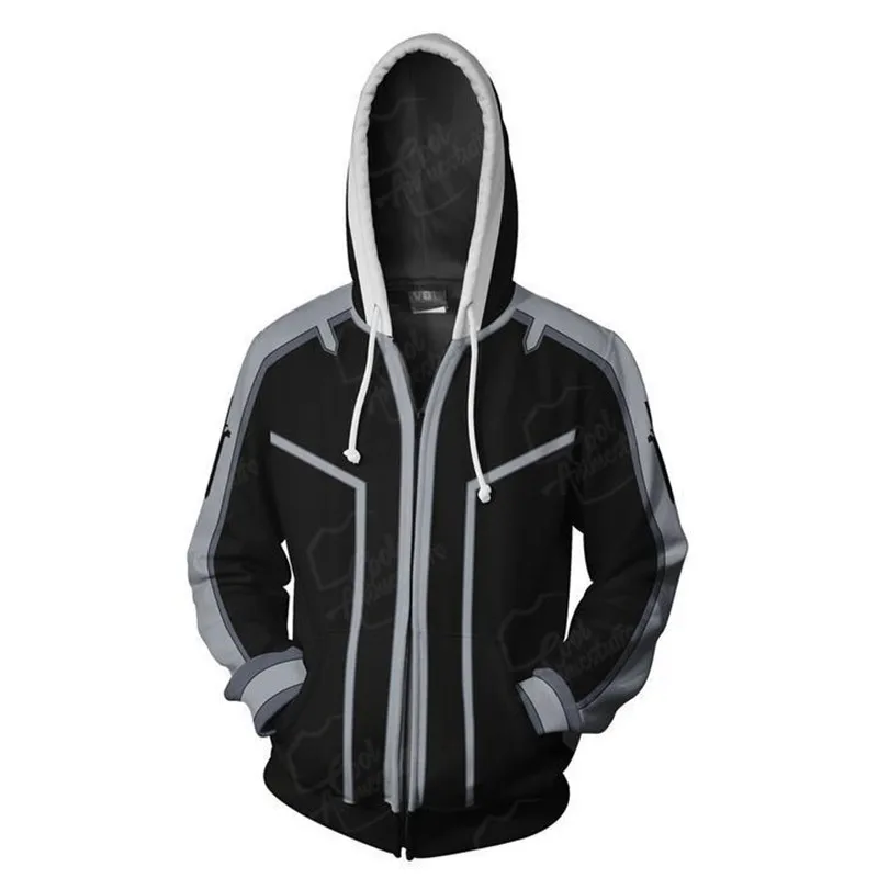Hot anime Sword Art Online Cosplay costume sweatershirt hoodie jacket sports coat
Hot anime Sword Art Online Cosplay costume sweatershirt hoodie jacket sports coat