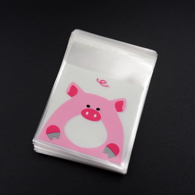 100pcs 7*7+3cm Cute Cartoon Pink Pig Gifts Bags Cookie Packaging Self-adhesive Plastic Bags For Biscuits Candy Food Cake Package
100pcs 7*7+3cm Cute Cartoon Pink Pig Gifts Bags Cookie Packaging Self-adhesive Plastic Bags For Biscuits Candy Food Cake Package