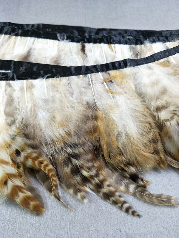 12-15cm/5-6inch wide 10 yards rare pattern Natural eagle feathers ribbon Decorative diy Clothing & Accessories stage performance
12-15cm/5-6inch wide 10 yards rare pattern Natural eagle feathers ribbon Decorative diy Clothing & Accessories stage performance