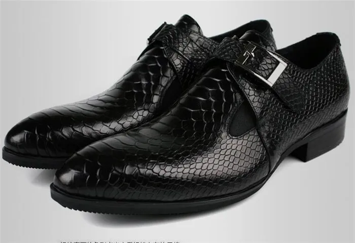 Fashion chunky heels Pointed toe belt buckle Leather men shoes business dress leather shoes leather men British shoes
Fashion chunky heels Pointed toe belt buckle Leather men shoes business dress leather shoes leather men British shoes