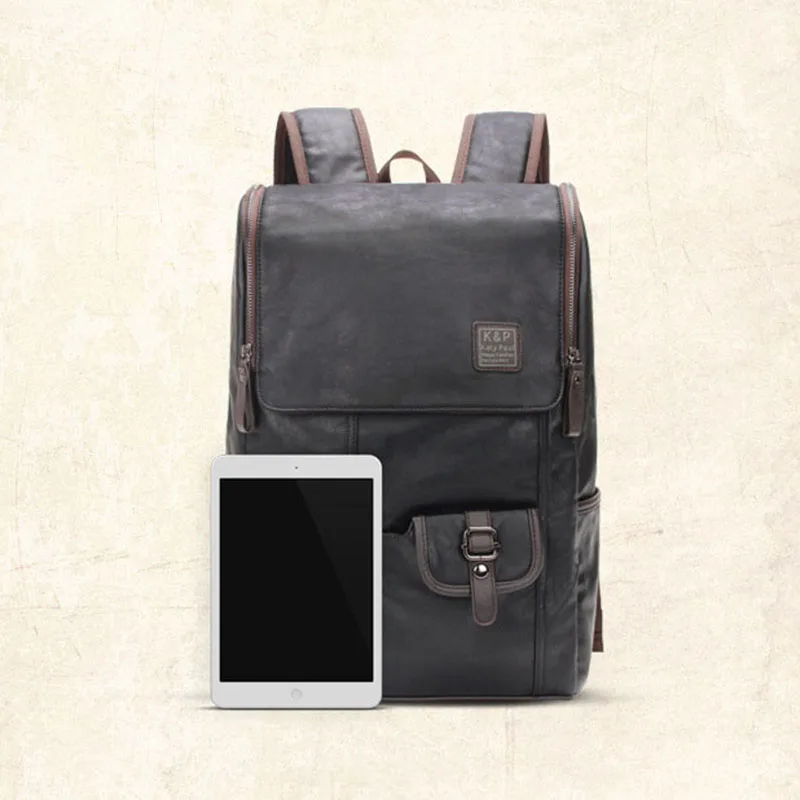 Backpack Men PU Leather Backpack For Teenagers Laptop Bag Men's Backpack School Bags Multi-functional Large capacity Backpacks
Backpack Men PU Leather Backpack For Teenagers Laptop Bag Men's Backpack School Bags Multi-functional Large capacity Backpacks
