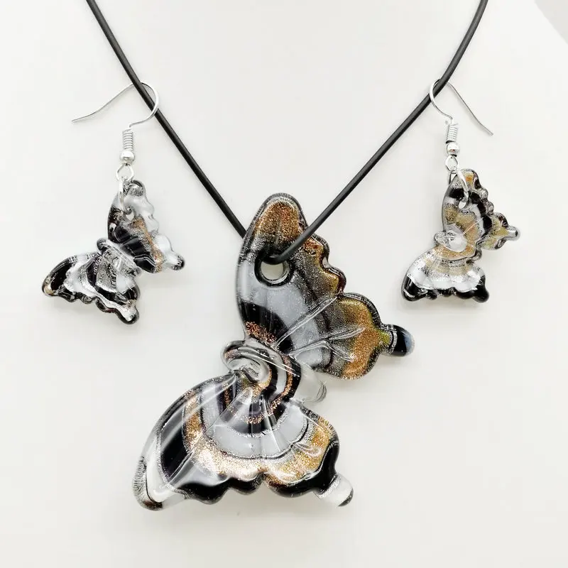 Jewelry Fashion 6 Sets Butterfly And Silverfoil Lampwork Murano Glass Necklace Earrings Set,jewelry Set Hotfree Shipping
Jewelry Fashion 6 Sets Butterfly And Silverfoil Lampwork Murano Glass Necklace Earrings Set,jewelry Set Hotfree Shipping