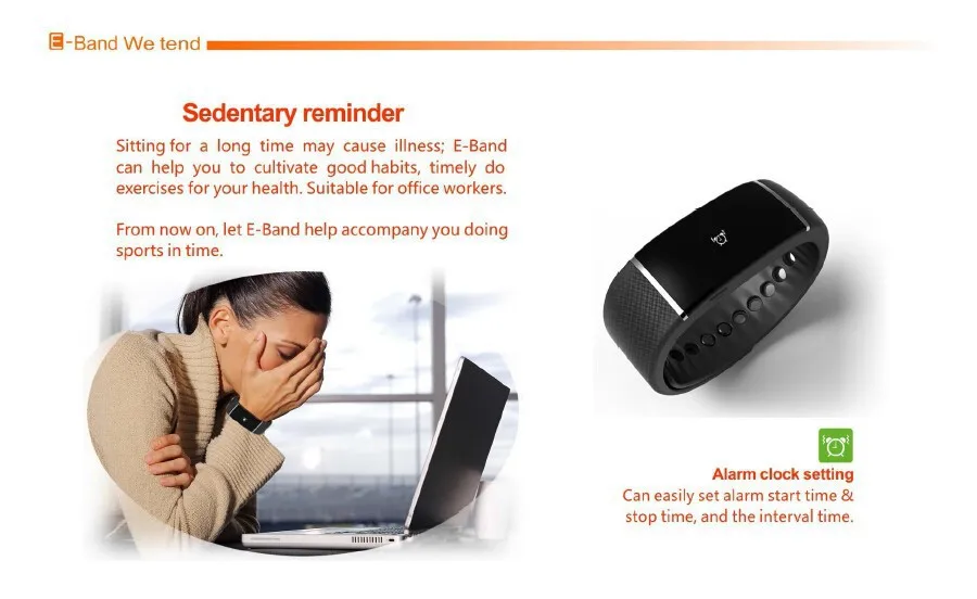 2pcs Smartband Smart Bracelet S55 Bluetooth Wristband E Band Fitness Sports Pedometer Anti-Lost Clock Waterproof Dustproof Alarm |