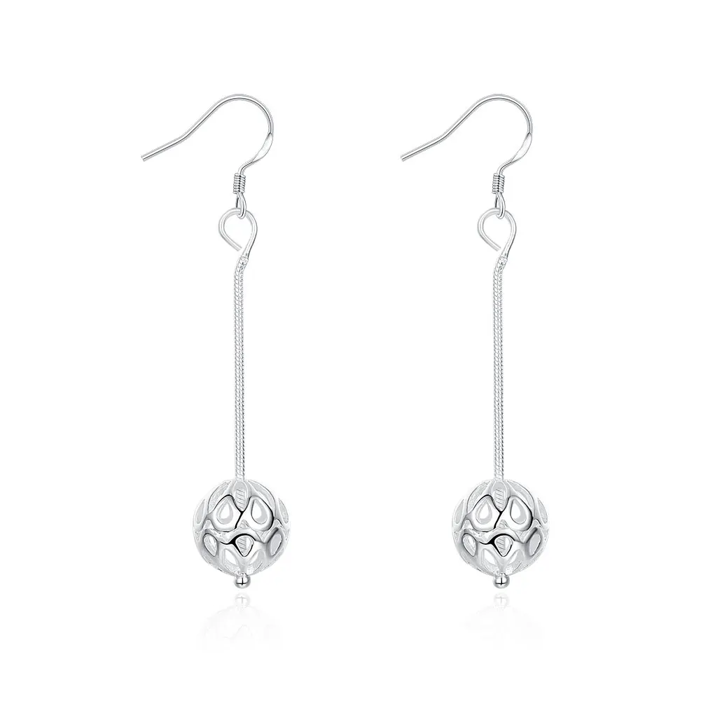 Fashion Spherical Silver Earrings Snake Chain Hanging Air Ball Earrings Trend Lady Fringe Earrings alibaba express
Fashion Spherical Silver Earrings Snake Chain Hanging Air Ball Earrings Trend Lady Fringe Earrings alibaba express