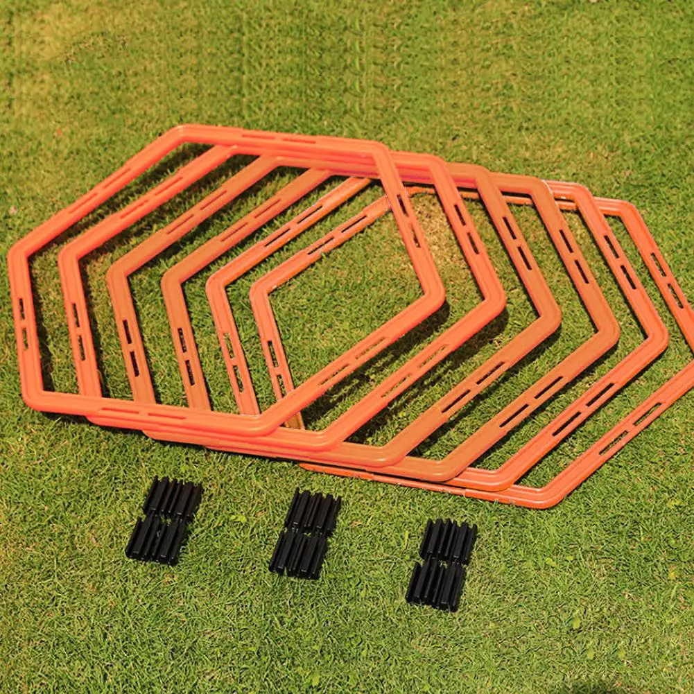 Hexagonal Agility Ring Training Ring Physical Training Ring Football Trainer Ladders Hurdles Speed Rings
Hexagonal Agility Ring Training Ring Physical Training Ring Football Trainer Ladders Hurdles Speed Rings