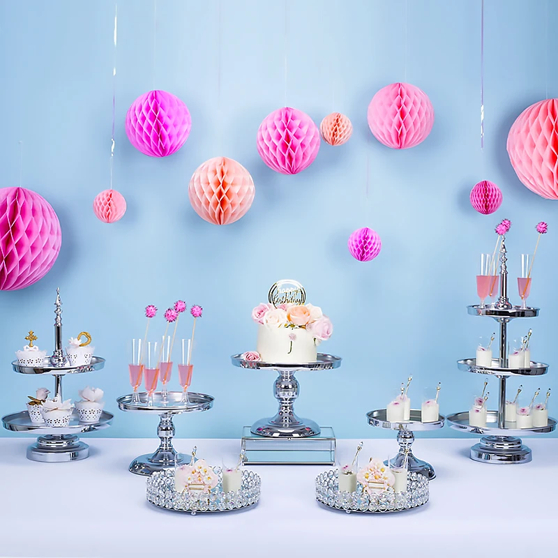 European wrought iron cake stand multi-layer afternoon tea snack tray tray wedding dessert table decoration decoration
European wrought iron cake stand multi-layer afternoon tea snack tray tray wedding dessert table decoration decoration