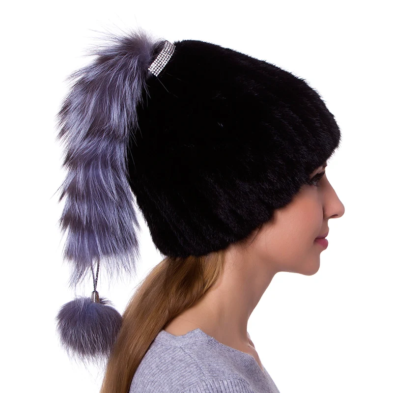 JKP new Women Real Knitted Mink Fur Hat with Fox Fur Winter Cute Ear animal fox fur cap for Girls DHY18-29
JKP new Women Real Knitted Mink Fur Hat with Fox Fur Winter Cute Ear animal fox fur cap for Girls DHY18-29