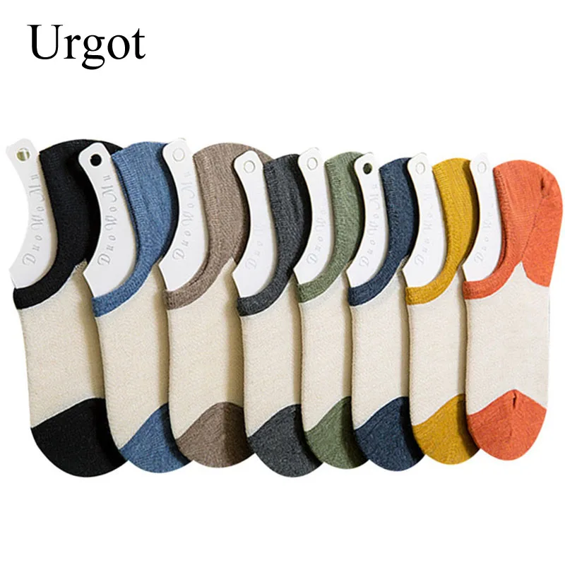 Urgot 5 Pairs Women's Socks Summer Thin Mesh Breathable Invisible Boat Sock Pure Cotton Anti-skid Silicone Female Socks Meias
Urgot 5 Pairs Women's Socks Summer Thin Mesh Breathable Invisible Boat Sock Pure Cotton Anti-skid Silicone Female Socks Meias