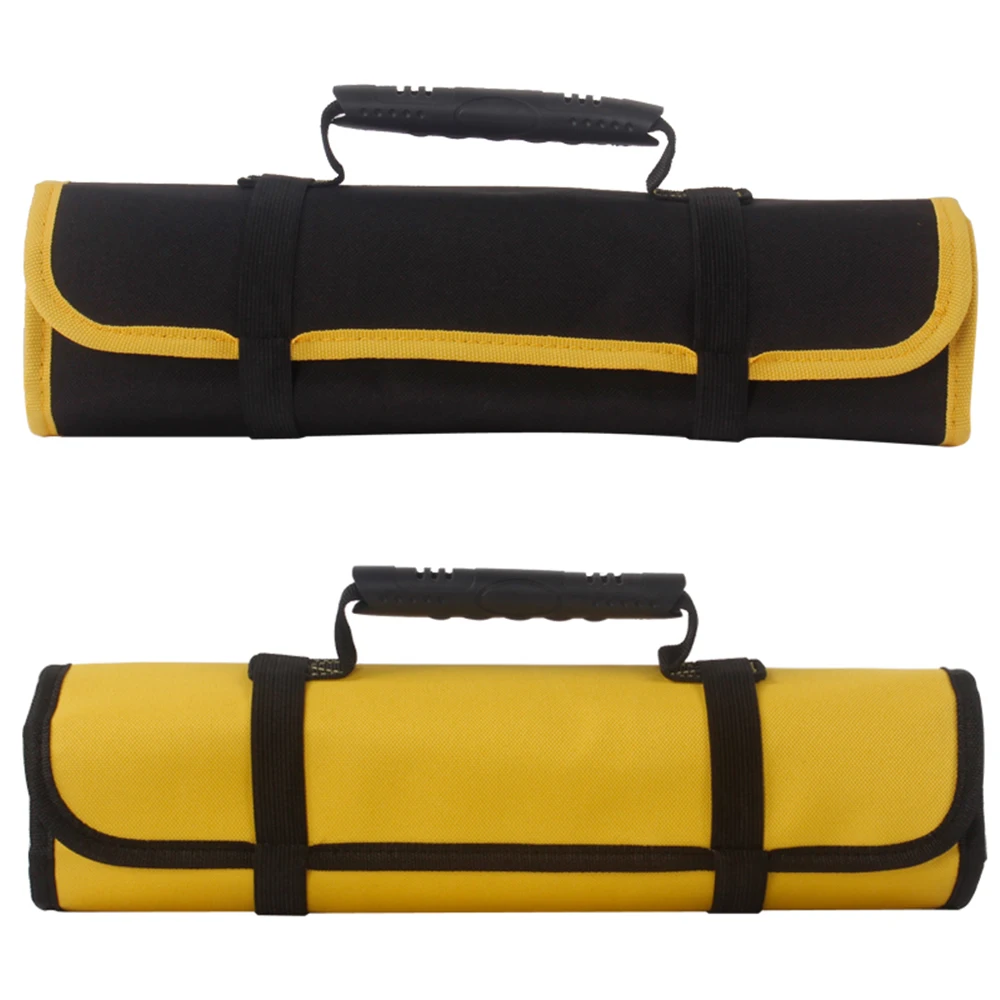 Multifunction Electrician Hand Tool Bag Carrying Handles Oxford Canvas Wrench Spanner Chisel Roll Bags Organizer Storage Case |