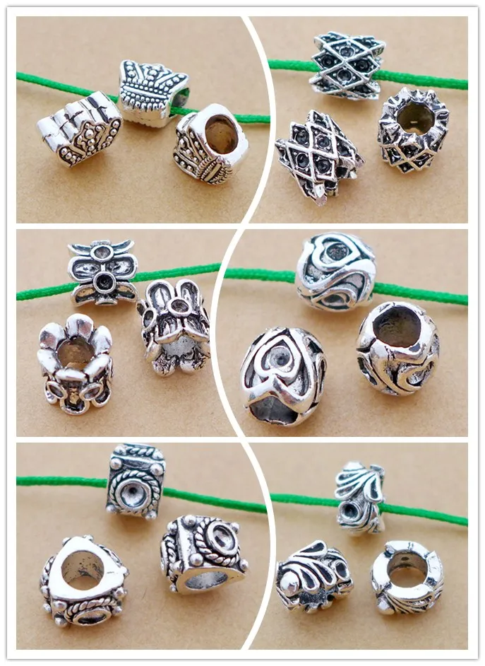 alloy antique silver big hole bead charm pendant diy free shipping 50pcs/lot 6styles top quality
alloy antique silver big hole bead charm pendant diy free shipping 50pcs/lot 6styles top quality