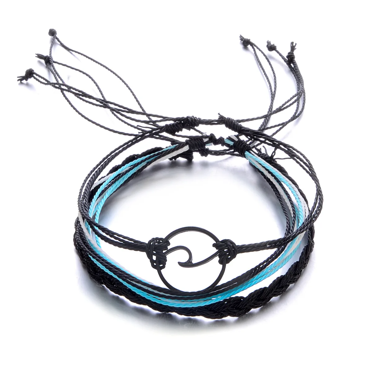 Bohemian Braided Bracelet Wave Set Handmade | Украшения и аксессуары
