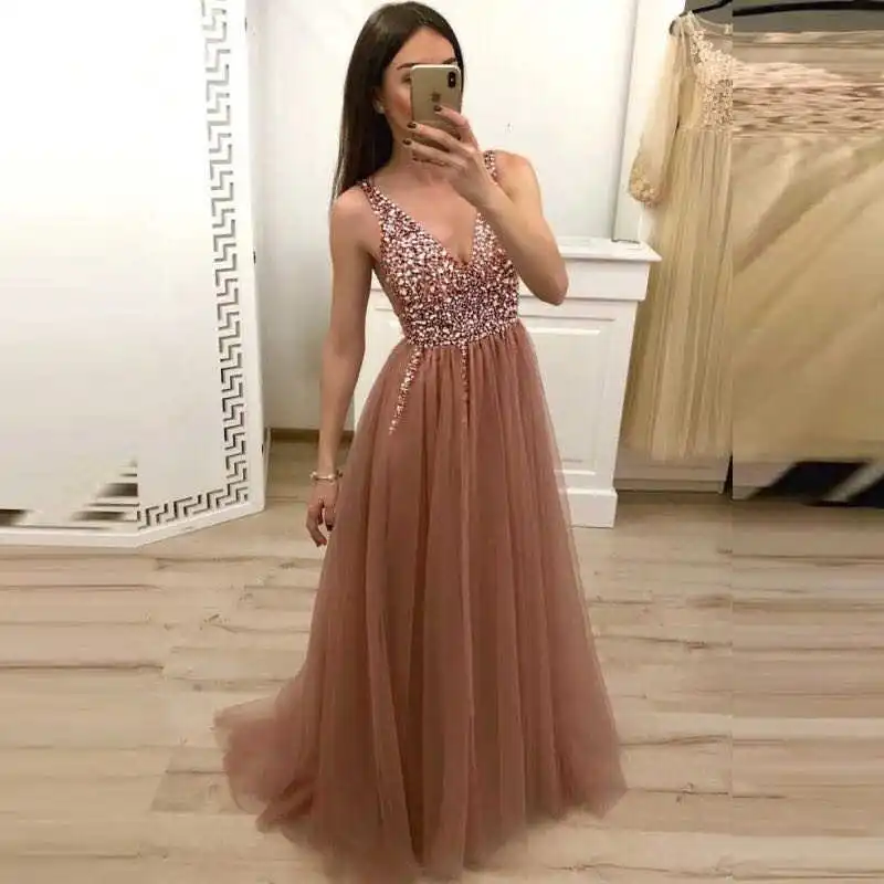 Vestidos de fiesta 2019, сексуальные розовые тюлевые платья с глубоким v-образным вырезом и высоким разрезом для выпускного вечера, Длинные вечерние п...
Vestidos de fiesta 2019, сексуальные розовые тюлевые платья с глубоким v-образным вырезом и высоким разрезом для выпускного вечера, Длинные вечерние п...