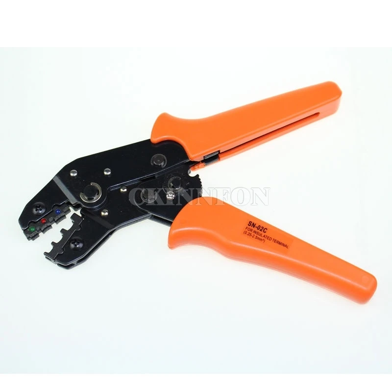 DHL 20PCS Self Adjusting Ratcheting Ferrule Crimper Plier Stripper Insulated Terminals SN-02C 0.25-2.5 Mm2 c24-4
DHL 20PCS Self Adjusting Ratcheting Ferrule Crimper Plier Stripper Insulated Terminals SN-02C 0.25-2.5 Mm2 c24-4