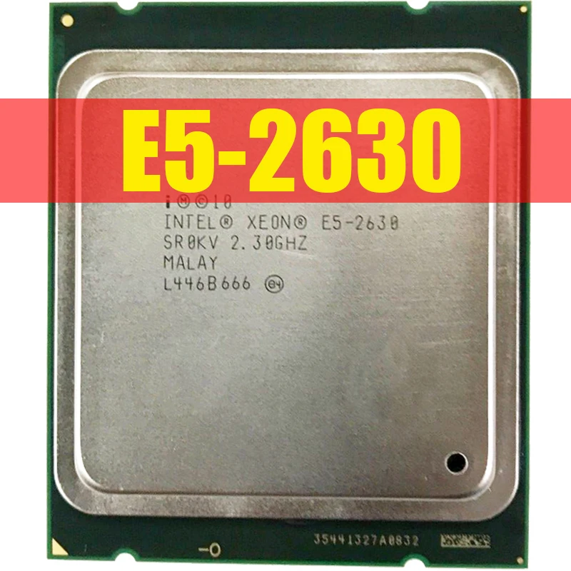 Intel xeon e5 2630 SR0KV 2 3 ГГц 7.2GT/s 15 Мб СЕИС CORE LGA2011 E5 центральный процессор 100% нормальной