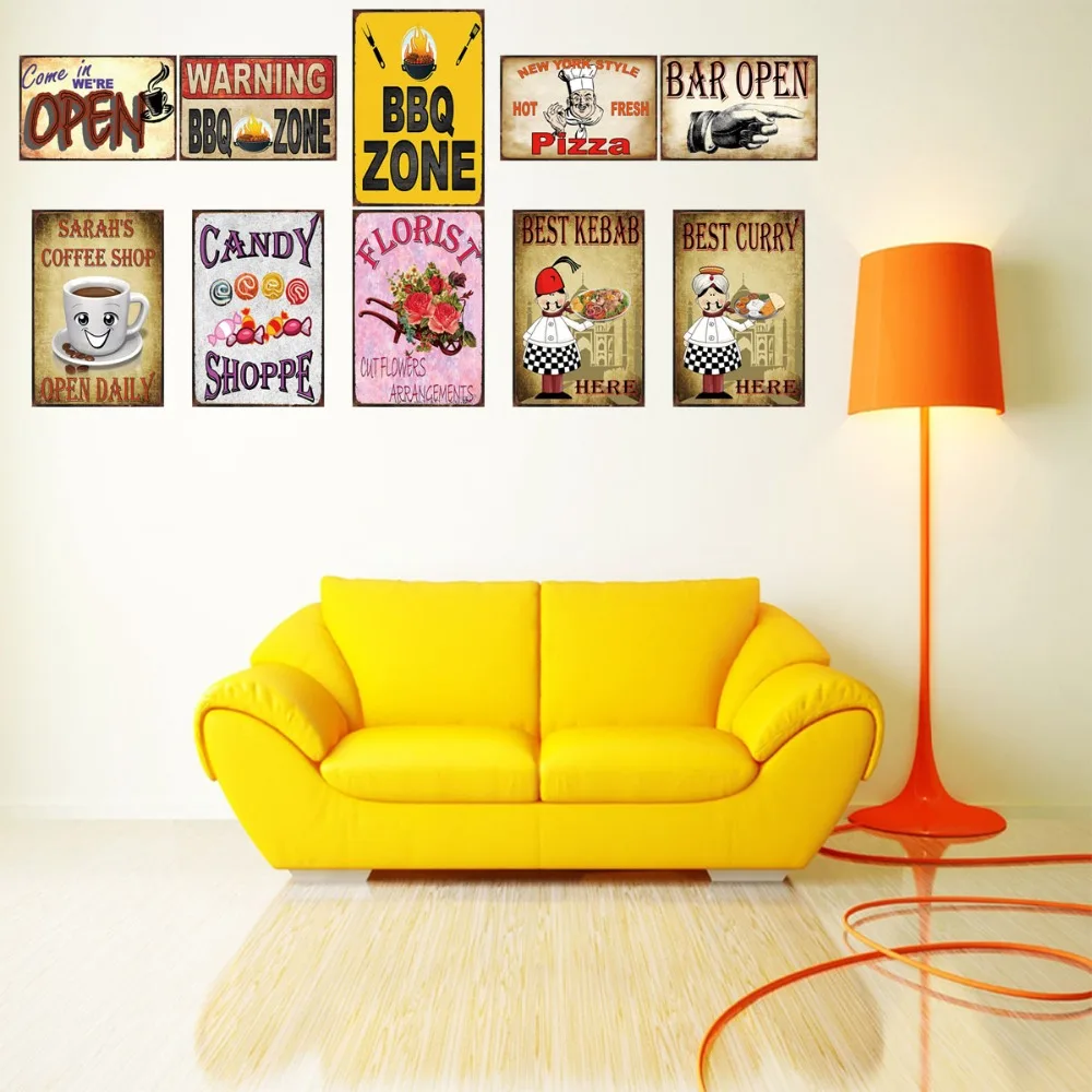 BBQ Zone Vintage Metal Sign Food Metal Plaque Wall Pub Restaurant Shop decorations For Home Art Decor Iron Poster DU-2013
BBQ Zone Vintage Metal Sign Food Metal Plaque Wall Pub Restaurant Shop decorations For Home Art Decor Iron Poster DU-2013