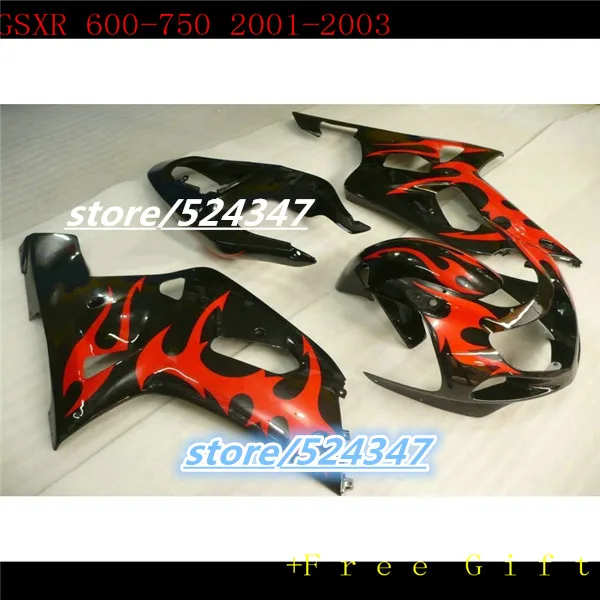 Fei-Market hot sales manufacturers GSXR600 750 01 02 03 GSXR600 750 smooth ink black motorcycle fairing of red flames
Fei-Market hot sales manufacturers GSXR600 750 01 02 03 GSXR600 750 smooth ink black motorcycle fairing of red flames