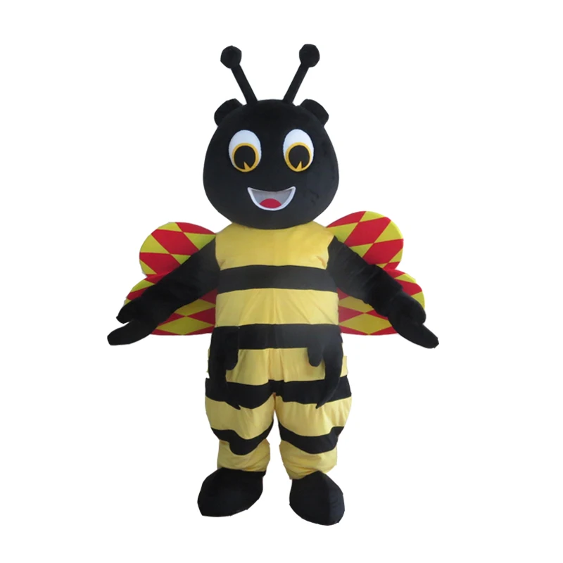 Custom Honeybee Mascot Costume Adult Size Costume With A Mini Fan Inside Head For Commercial Advertising Carnival Party Dress
Custom Honeybee Mascot Costume Adult Size Costume With A Mini Fan Inside Head For Commercial Advertising Carnival Party Dress