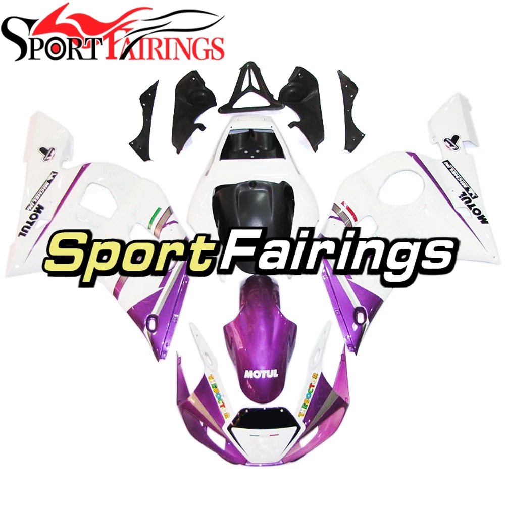 Fairings Fit Yamaha YZF600 R6 Year 1998 1999 2000 2001 2002 ABS Motorcycle Fairing Kit Bodywork Cowling Plastics Purple White
Fairings Fit Yamaha YZF600 R6 Year 1998 1999 2000 2001 2002 ABS Motorcycle Fairing Kit Bodywork Cowling Plastics Purple White