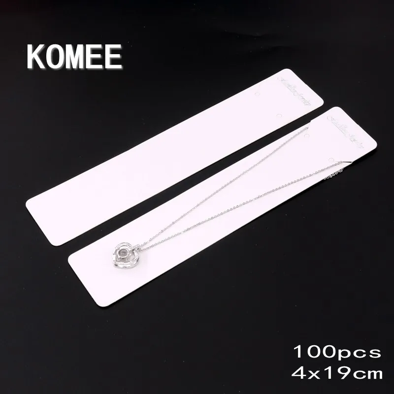 4x19cm White Kraft Paper Tags 100pcs/lot Necklace Bracelet Fashion Jewelry Display Cards Price Tags Handmade DIY Logo And Size
4x19cm White Kraft Paper Tags 100pcs/lot Necklace Bracelet Fashion Jewelry Display Cards Price Tags Handmade DIY Logo And Size