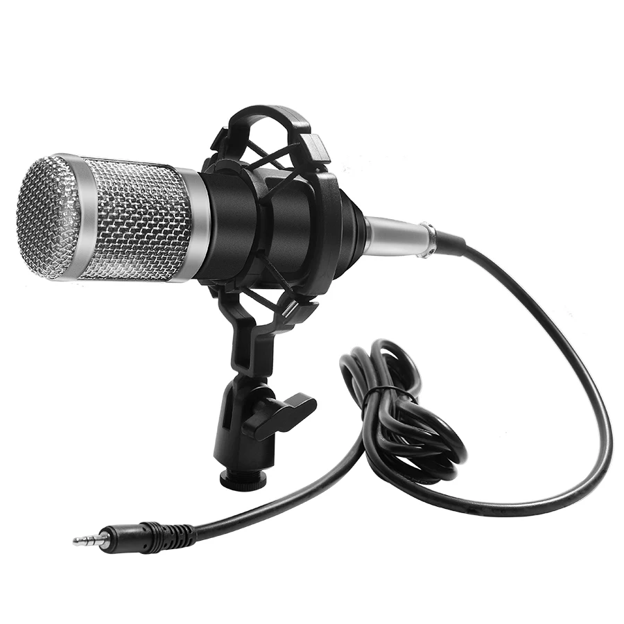 

2022.BM-800 Karaoke Microphone Studio Condenser Mikrofon Wired Studio Microphone For Vocal Recording KTV Braodcasting Singing