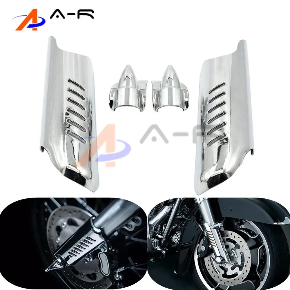 2X Lower Fork Leg Cover Guard Deflector Shield Protector for Harley Touring Tri Glide Ultra Classic 12-13 Road King Custom 04-06
2X Lower Fork Leg Cover Guard Deflector Shield Protector for Harley Touring Tri Glide Ultra Classic 12-13 Road King Custom 04-06