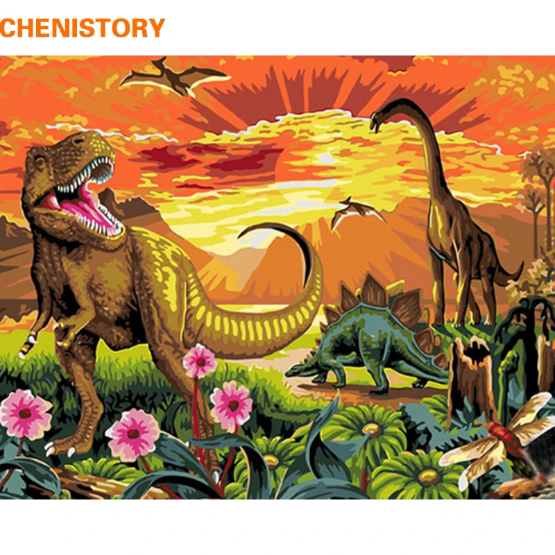 CHENISTORY Frameless Jurassic Park DIY Painting By Numbers Modern Wall Art Canvas Painting Home Wall Art Decor 40x50cm Artwork
CHENISTORY Frameless Jurassic Park DIY Painting By Numbers Modern Wall Art Canvas Painting Home Wall Art Decor 40x50cm Artwork