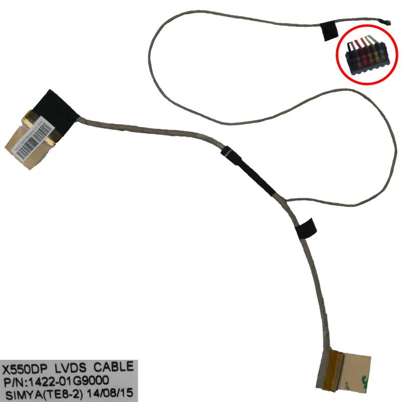 New Original LCD LED Video Flex Cable For ASUS X550 X550D X550DP F550DP K550DP PN:1422-01G9000 Repair Notebook LVDS
New Original LCD LED Video Flex Cable For ASUS X550 X550D X550DP F550DP K550DP PN:1422-01G9000 Repair Notebook LVDS