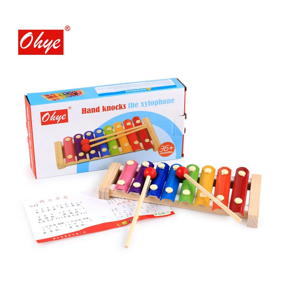 Wooden Marimba Toys Eight-tone Piano Musical Instrument Toys Children's Music Enlightenment Montessori Education Teaching Aids
Wooden Marimba Toys Eight-tone Piano Musical Instrument Toys Children's Music Enlightenment Montessori Education Teaching Aids