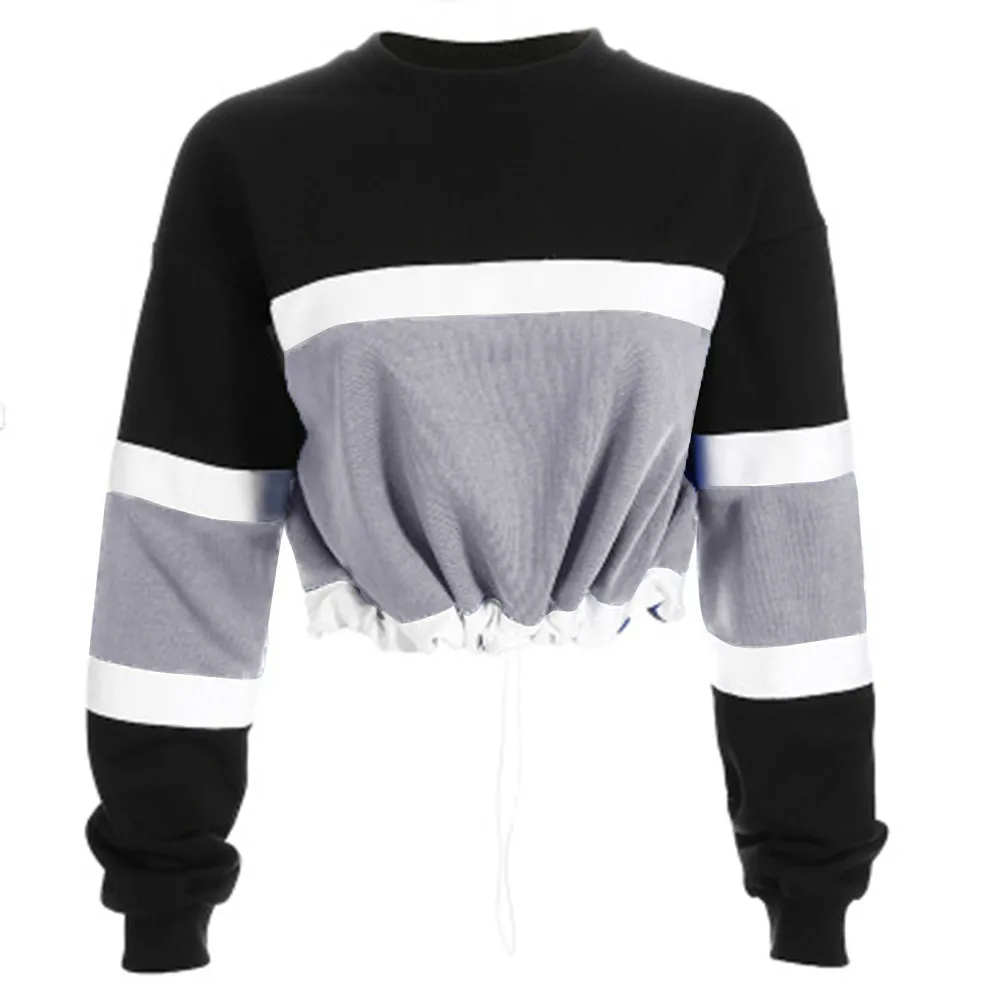Fashion Crop Hoodies Pullover Women Autumn Winter o-neck Hoodie Female Patchwork Sweatshirt Coat Tops Clothes Sudadera Mujer
Fashion Crop Hoodies Pullover Women Autumn Winter o-neck Hoodie Female Patchwork Sweatshirt Coat Tops Clothes Sudadera Mujer