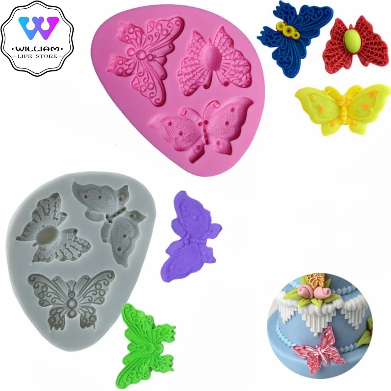 3D butterfly shape fondant cake silicone mould cookie chocolate pastry mould cake decoration baking tools
3D butterfly shape fondant cake silicone mould cookie chocolate pastry mould cake decoration baking tools