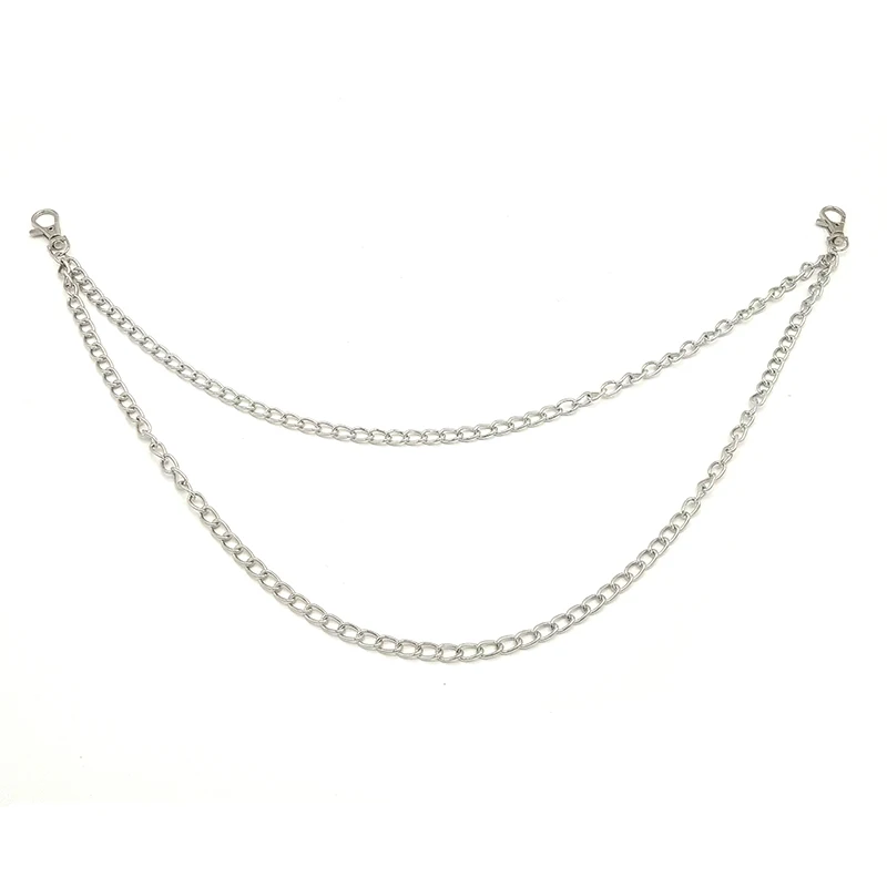 Two Strands Wallet Chain 2 Layer Keychains Rock Key Chain Punk Portachiavi Metal Hook Biker Trousers Waist Belt Gifts For Women
Two Strands Wallet Chain 2 Layer Keychains Rock Key Chain Punk Portachiavi Metal Hook Biker Trousers Waist Belt Gifts For Women