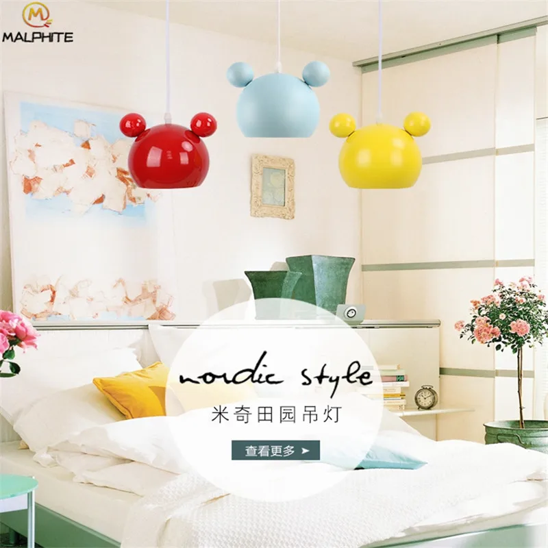 Modern Mickey Bear Pendant Lights Princess Room Pink Hanging lights Luminaire kids Room Pendant Lamp Indoor Decor Light Fixtures
Modern Mickey Bear Pendant Lights Princess Room Pink Hanging lights Luminaire kids Room Pendant Lamp Indoor Decor Light Fixtures