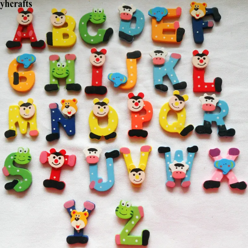 26PCS/LOT.Cute capital A-Z letter alphabet wood fridge magnet English Chinese learning Self learning Teach your own Kindergarten
26PCS/LOT.Cute capital A-Z letter alphabet wood fridge magnet English Chinese learning Self learning Teach your own Kindergarten