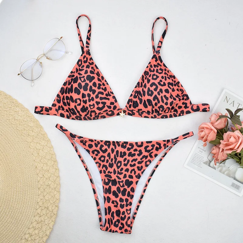 New Bikini Set 2019 Women Swimsuit Sexy Swimwear Female Leopard Thong Beachwear Summer Swimming Suit Maillot De Bain Biquinis
New Bikini Set 2019 Women Swimsuit Sexy Swimwear Female Leopard Thong Beachwear Summer Swimming Suit Maillot De Bain Biquinis