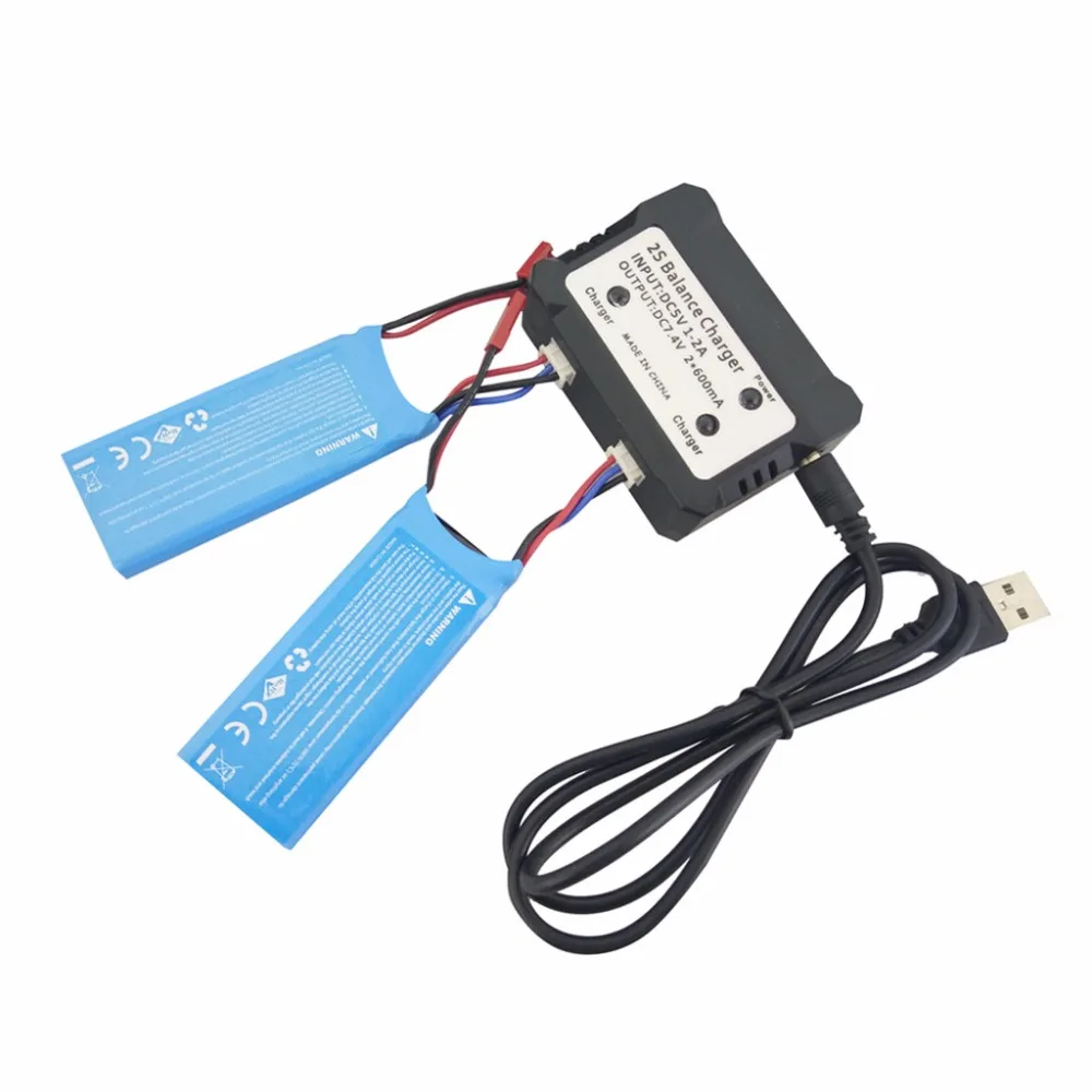 2PCS 7.6V 750mAh Lithium Battery with 2-in-1 Charger for Hubsan H216A Quadcopter Parts Drone Backup Battery
2PCS 7.6V 750mAh Lithium Battery with 2-in-1 Charger for Hubsan H216A Quadcopter Parts Drone Backup Battery
